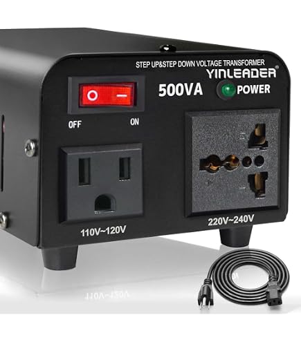 BESTRANS Step Up Transformer 110V To 220V – Heavy Duty 2000W Voltage Converter With 2 Universal Outlets, For Asia Europe Appliances In US, Pearl White