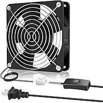 Amazon.co.jp: GDSTIME 120mm x 25mm 工業 軸流ファン 換気扇