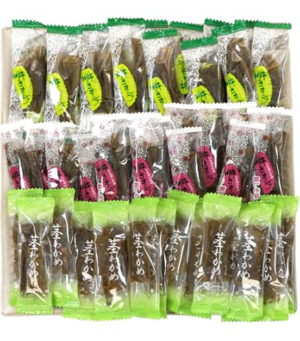 Amazon | 壮関 茎わかめ 3種アソート 300g シェアパック（うす塩・梅
