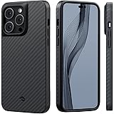 「PITAKA」iPhone14 Pro ケース MagEZ Case Pro 3 1500Dアラミド繊維 TPU一体 軽量と全面保護を両立 マグネット内蔵 高級なカーボン風 MagSafe ワイヤレス充電対応 超薄 耐衝撃 米軍MIL規格取得 Ma