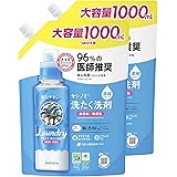 【まとめ買い】液体 ヤシノミ洗たく洗剤 濃縮タイプ 詰替 1000ml×2個 無香料