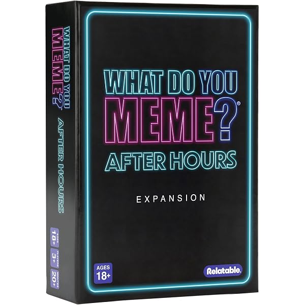 WHAT DO YOU MEME? Pacchetto di espansione di frasi fresche e incohearent - progettato per essere aggiunto al gioco Incohearent Core