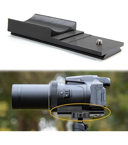 Amazon | Nikon P1000/1100用クイックリリースプレート、安定性の向上