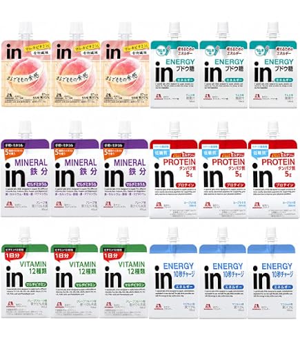 Amazon.co.jp: ウイダーインゼリー (各4種 計8個) アソート詰め合わせ