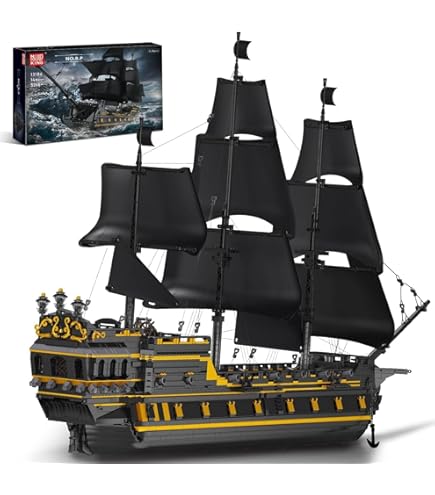 Amazon.co.jp: JMBricklayer 海賊船ビルディングセット 大人用