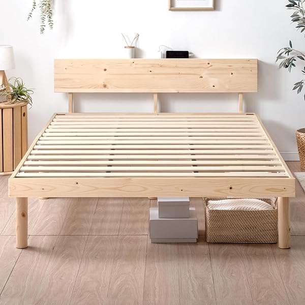 Amazon｜おしゃれな ホテル 白い ハイバック レザー すのこベッド