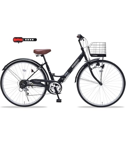 Amazon | MYPALLAS (マイパラス) 折畳シティサイクル26インチ シマノ6