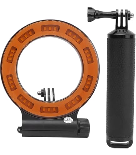 【新品未使用】ダイビングリングライト Seafrogs SL-108【即購入可】 Seafrogs SL-108 Model 1200LM 40m/130ft Ring Light For Macro