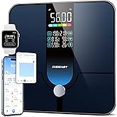 Smart Bathroom Scales Body Weight and Fat Percentage, INSMART Color Display High Precision Weight Scale, Digital Scale for Ac