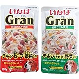 いなば グラン ドッグフード 2種類アソートパック120g×12個（各6個）