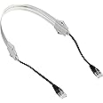 エレコム LANケーブル モニター用 0.5ｍ 屋外対応 すきま用 アルミ強化 CAT5e準拠 シルバー LD-VAPF/SV05