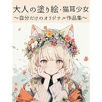 Amazon.co.jp: 大人の塗り絵 猫耳少女: 自分だけのオリジナル Amazon.co.jp: 大人の塗り絵 猫耳少女: 自分だけのオリジナル