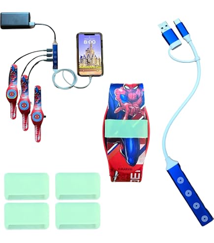 ディズニー マジックバンドプラス（MagicBand+）　充電器付き Amazon.co.jp: ZOOROO マジックバンド充電器 4個パック Disney-Magic