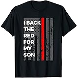 Amazon Galaxy S8 消防士 息子 名言 Back The Red Flag Parent Support スマホケース 家電 カメラ オンライン通販
