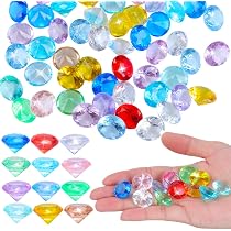 Amazon | Tibemi 宝石すくい アクリル宝石 500g 約270個 22×17mm