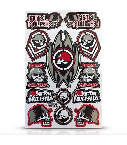 Amazon.co.jp: ノーブランド品 汎用 Metal Mulisha メタルマリーシャ 