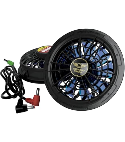 Amazon.co.jp: [TORNADO RAKAN] 2025年 空調作業服 最強風14.4W(20V)-4