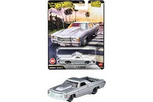 ホットウィール(Hot Wheels) ブールバード '71 エルカミーノ ミニカー 1:64スケール 3歳から JHW38 | Real Riders™タイヤ・Metal/Metal™仕様・1:64スケール・ブールバードシリーズ・クーペユーティリテ