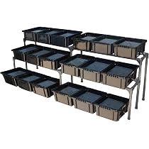 Amazon.co.jp: メダカ飼育ラック (NV BOX 13専用 2段ワイドタイプ