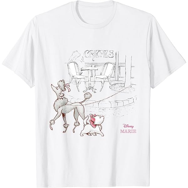 Amazon | DISNEY おしゃれキャット マリー プリント 152100013 Tシャツ