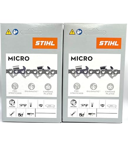 Pack De 2 Cadenas Para Motosierra 16 Pulgadas - 3/8", 55 Eslabones, Espesor 1.3 Mm, Bajo Retroceso, Longitud 40 Cm