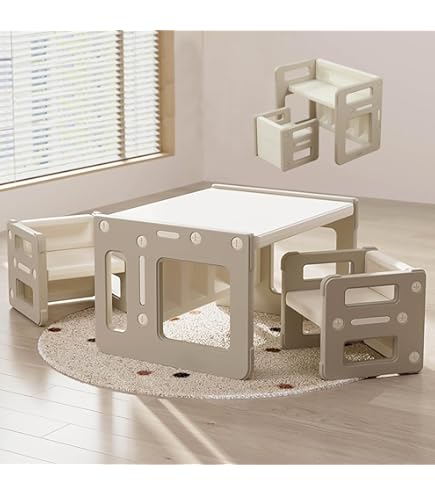 Amazon.co.jp: OSJ 子供用テーブル 多機能 子供用チェア 5way テーブル  