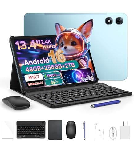 Amazon.co.jp: タブレット12インチ 2.4 K 120 Hz、P 12 Pro Android 16