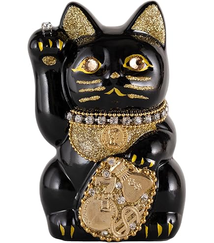 Amazon.co.jp: ご縁猫 ミリオネアキャット(M-SIZE 黒 Black