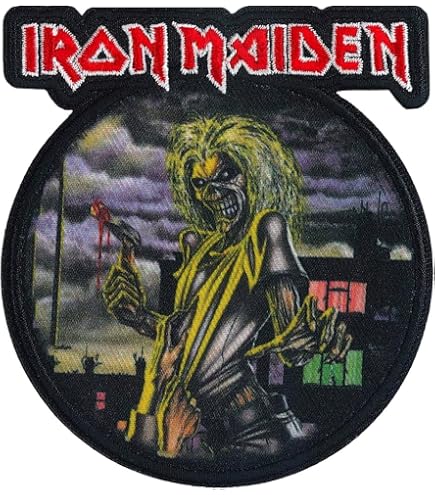Patch Brodé Iron Maiden 'Fear Of The Dark' - 9x9 Cm - Licence Officielle - 6