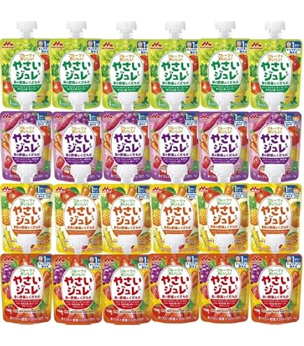Amazon | 森永乳業 1食分の!やさいジュレ 20種類の野菜とくだもの 70g 
