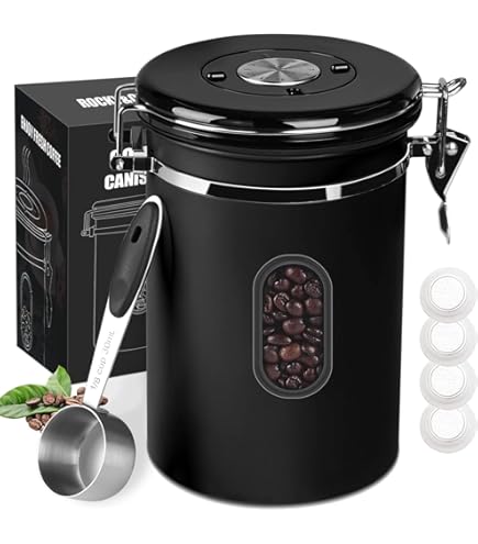 ProntoCaffè - Dispenser E Dosatore Per Caffè In Polvere, Per Moka Fino A 12 Tazze, Design Retro - Foto 2