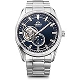 [オリエント]ORIENT 自動巻き腕時計 コンテンポラリーセミスケルトン 機械式 オートマティック 国内メーカー保証付 オープンハート RN-AR0002L メンズ ネイビー