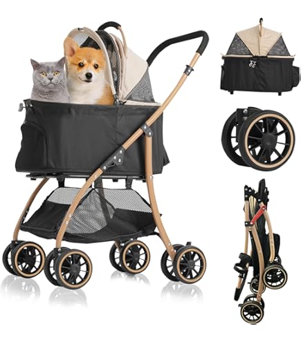 アイリスオーヤマ4ＷAＹペットカートブラウン折り畳み式 Amazon | アイリスオーヤマ 犬用カート ペットカート 4WAY 折りたたみ