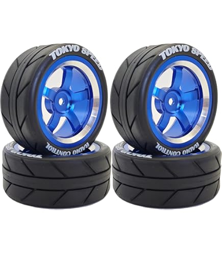 Amazon | Chanmoo 1/10 RC ラリー ドリフトタイヤとハードプラスチック