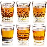 ショットグラス 6個-60 または 50ml ミニショットグラス、ウイスキーグラスセット、パーティー、バー、クラブ用