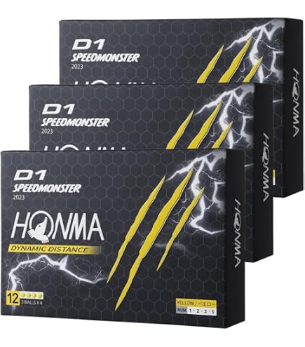 Amazon.co.jp: 本間ゴルフ HONMA ボール D1 スピードモンスター ボール