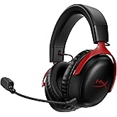 HyperX Cloud II – Gaming Headset for PC, PS5 / PS4. Includes 7.1 virtual surround sound and USB audio control box - Red