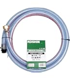 Amazon | 工進(KOSHIN) JCE-1107/JCE-1408用延長ホース20m PA-265 ネジ