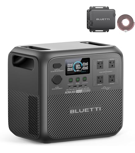 Amazon.co.jp: BLUETTI ポータブル電源 AC200MAX 2048Wh 大容量 2200W