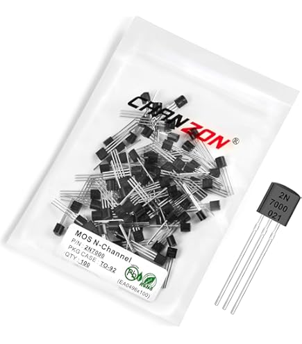 Amazon.co.jp: 100PCS 2N5457 TO-92 JFET Nチャネルトランジスタ