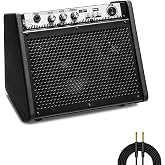 Coolmusic DM20 20W BT パーソナルモニターアンプ電気ドラムアンプスピーカー、キーボード、アコースティックギタースピーカー