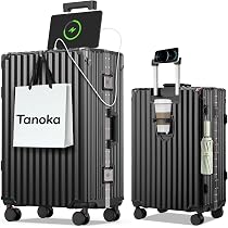 Amazon | [Tanoka] スーツケース 機内持ち込み アルミ フレーム