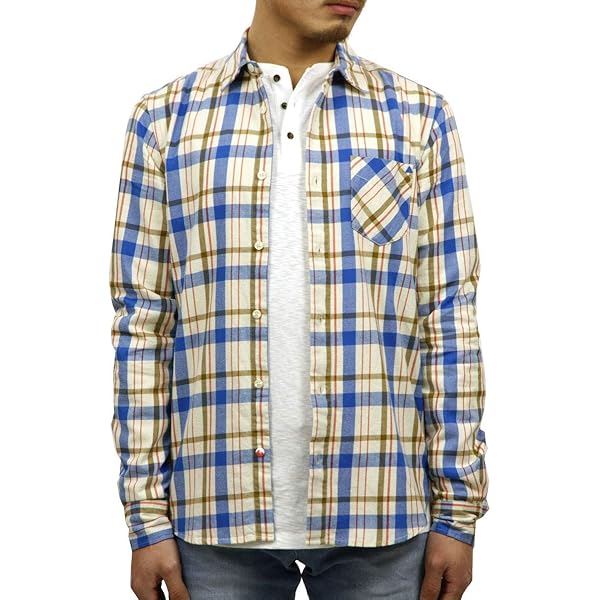 Amazon.co.jp: Scotch and Soda Dress Shirt, Men's Authorized Dealer