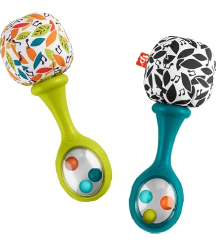 Sassy TYSA80761 Sassy Rattle Band Squirrel Set Apple : Amazon.sg: Toys