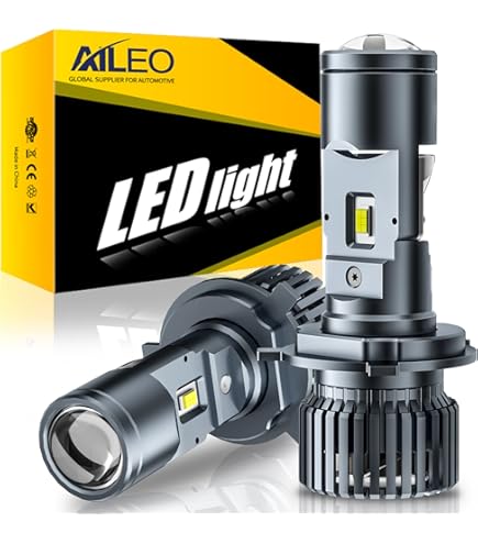 Amazon | H4 LEDヘッドライト ホワイト 6000K 36W*2 Hi/Lo 角度調整