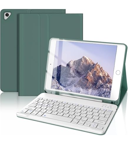 Amazon | iPad Pro 10.5 Air 3 レザーケース付き Bluetooth キーボード
