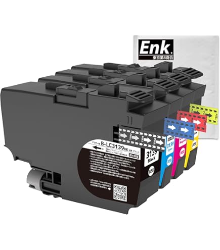 Amazon.co.jp: Inc.com LC3139-4PK + LC3139-BK 合計5本セット