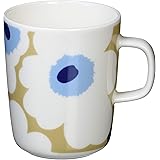 marimekko (マリメッコ) マグカップ ベージュ オフホワイト ブルー 250ml 63431 815