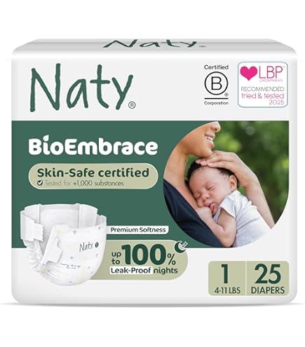 Eco by Naty Baby Diapers - Plant-Based Eco-Friendly Diapers, Great