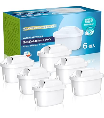 無印　浄水カートリッジ　6個　セット　新品未使用　備蓄　新生活 パーツ】アクリル浄水ポットカートリッジ | 無印良品